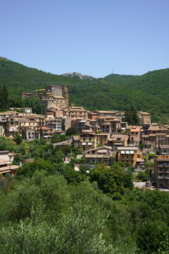 Arsoli, old town in Lazio, Italy