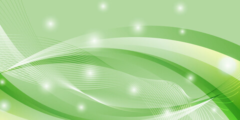 Abstract green background with light