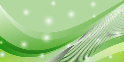 Abstract green background with light