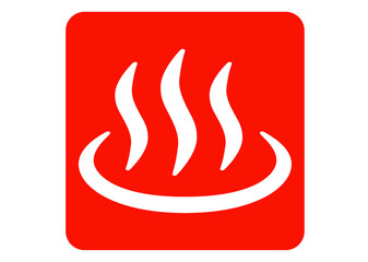 温泉,湯,お風呂,お湯,温泉マーク,天然温泉,露天温泉,露天風呂,入浴施設,ピクト,ピクトグラム,マーク,温泉記号,デザイン,シンボル,アイコン,シンプル,記号,素材,地図記号,風呂,入浴,標識,湯気