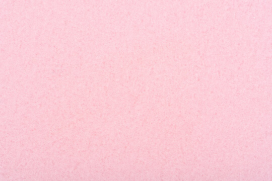 Closeup of pink cleaning sponge texture