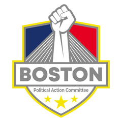 political logo, PAC logo, students political action committee logo, SPAC boston logo
