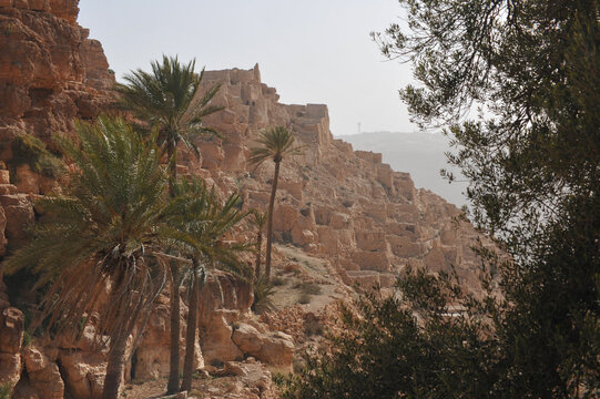 Citt&agrave; di Ghadames nel deserto della libia