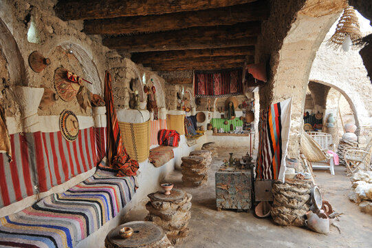 Citt&agrave; di Ghadames nel deserto della libia