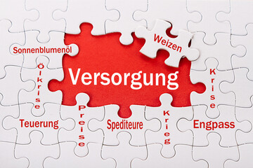 Fototapeta premium Versorgungskrise