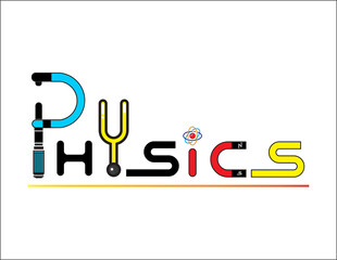 PHYSICS logo CONCEPT