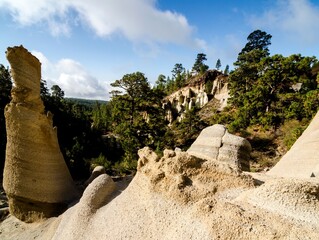 Rock Formations Paisaje Lunar
