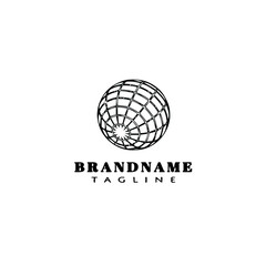 internet logo icon design template vector illustration