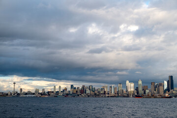 Obraz premium seattle city skyline