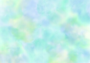 あたたかな水彩マーブル素材　ブルー3