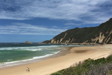 Fototapeta na wymiar Sandy beach at Western Cape