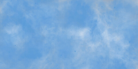 blue sky with clouds. abstract background with smoke. Blue background with grunge texture, watercolor painted mottled blue background with vintage marbled textured design on cloudy sky. 
