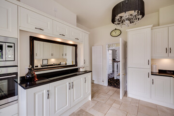 Kitchen within renovated former victorian rectory