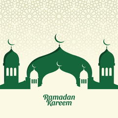 Obraz premium Islamic festival card for ramadan kareem season. vector illustration.