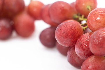 Ripe sweet grapes, closeup