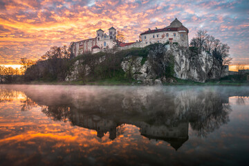 Fototapeta premium Abbey in Tyniec in Polan by the Vistula river.