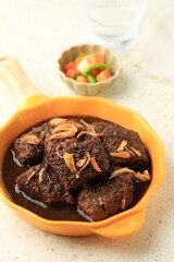 Malbi Daging Sapi, Palembang Typical  Sweet and Savory Beef Stew,