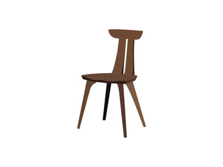 Professional Office chairs with casters. Desk height. White Modern round table with chairs  Vector. Mid Century Modern Lounge Chair stock illustration. Executive office chair furniture illustration.