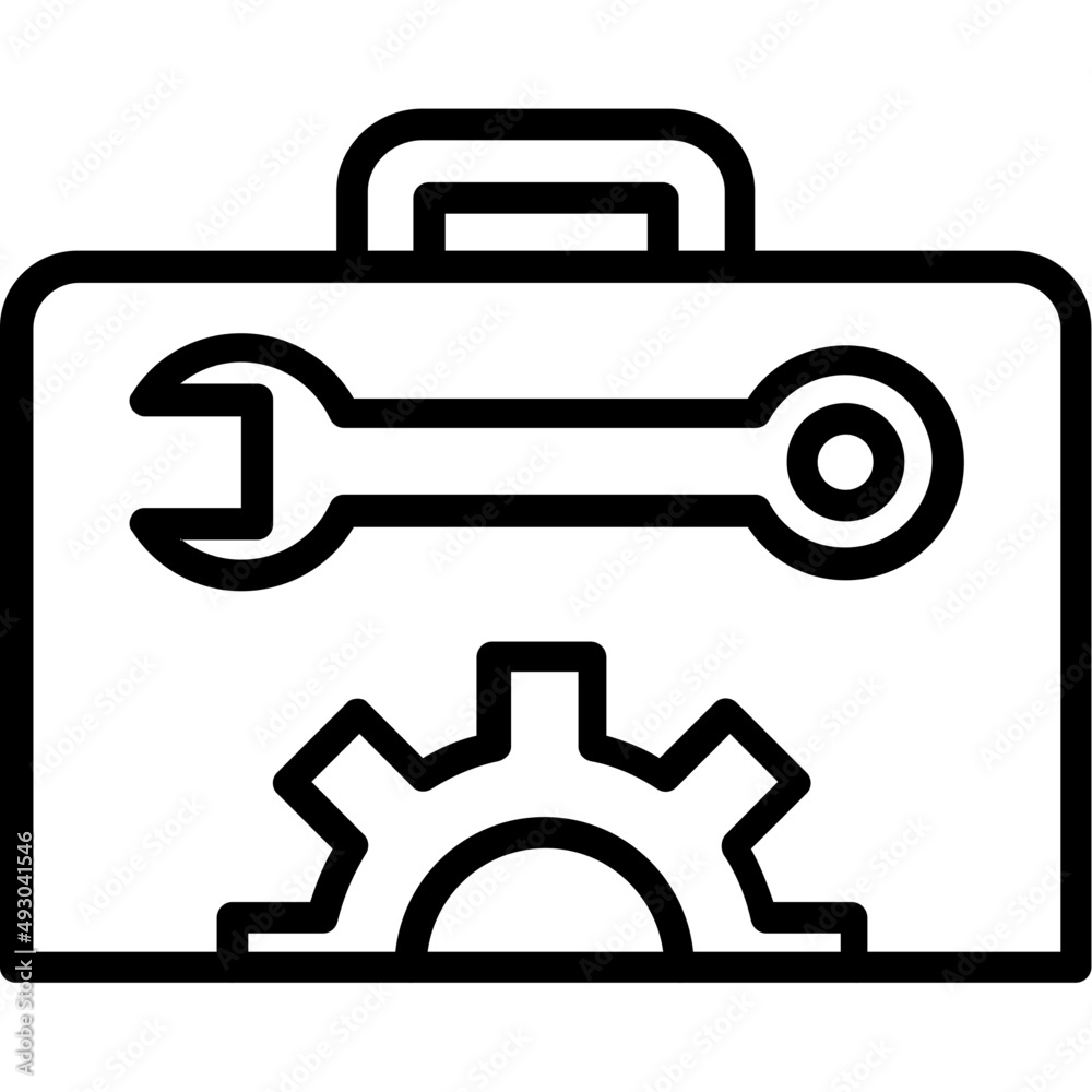 Wall mural Toolkit Icon