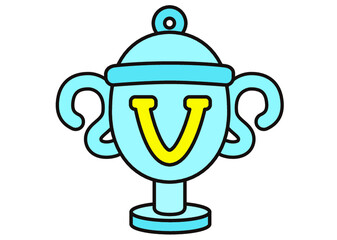 トロフィー,運動会,賞品,表彰,優勝,ランキング,チャンピオン,記念品,賞,1位,成績,トップ,スポーツ,アイコン,勲章,コンテスト,栄光,名誉,カップ,栄冠,栄誉,コンクール,入賞,頂点,お祝い,イラスト