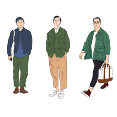 fashion, people, vector, clothes, business, illustration, person, clothing, woman, suit, jacket, cartoon, shirt, trousers, back, men, child, boy, silhouette, style, standing, beauty, worker, pants, bu