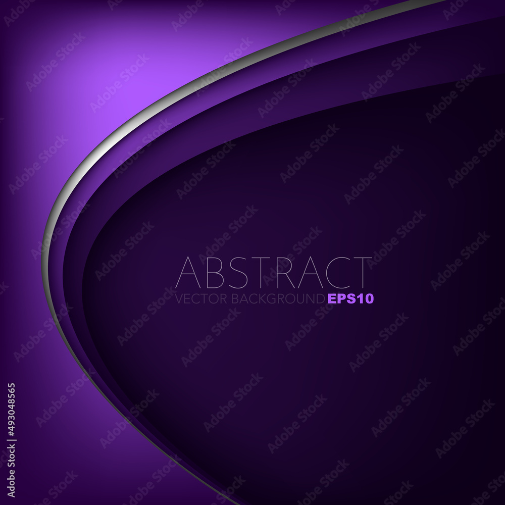 Fototapete graphic vector curve line overlap background for text and message design