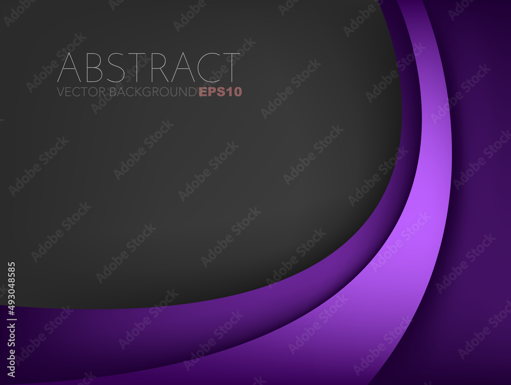 Fototapete graphic vector curve line overlap background for text and message design