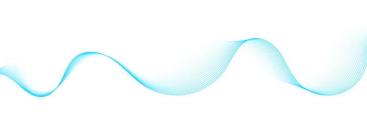 Abstract dynamic music wave. Technology background. Vector sound wave with lines.