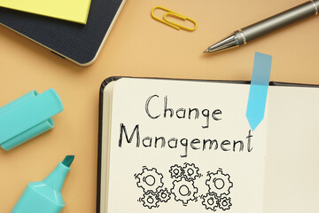 Change Management is shown on the photo using the text
