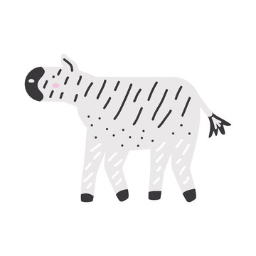 zebra doodle character