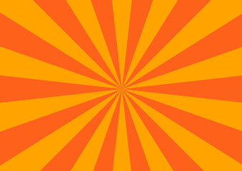 Obraz premium Orange ray background. Vector 