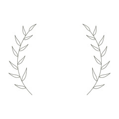 Naklejka premium leaves isolated on white