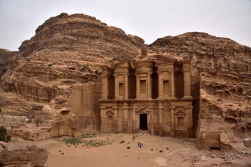 ヨルダン　ペトラ遺跡の風景