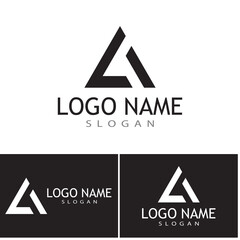 Futuristic Triangle Chain logo design inspiration