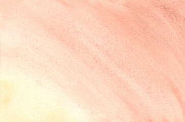 Watercolor abstract background. light brown. Yellow