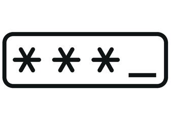 パスワード,暗証番号,ログイン,防犯,暗号,入力,鍵,暗号化,クレジットカード,キャッシュカード,番号,ナンバー,セキュリティ,コード,ベクター,解除,生活,アイコン,イラスト,4桁,モノクロ,白黒,単色,シンプル