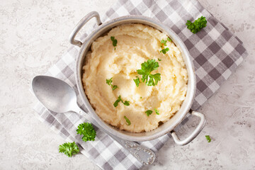 mashed cauliflower with butter. ketogenic paleo diet side dish