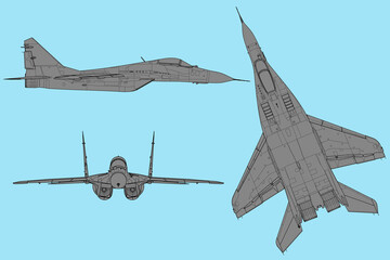 Avión de combate MIG-29