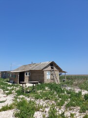 Fototapeta na wymiar fishermen's house on the island