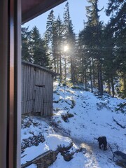 winter in the mountains