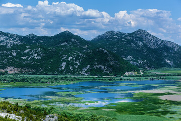 Naklejka na ściany i meble Beautiful sea landscapes in Montenegro