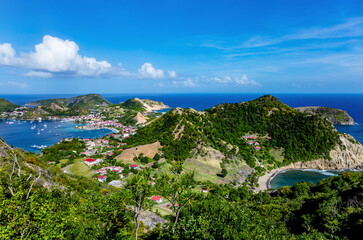 Bay of Les Saintes, Terre-de-Haut, Iles des Saintes, Les Saintes, Guadeloupe, Lesser Antilles,...