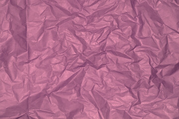 Purple crumpled paper texture 