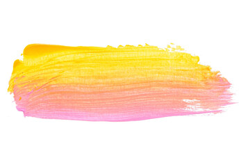 abstract acrylic watercolor paint brush stroke texture isolated on white background for logo and...