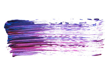 abstract acrylic watercolor paint brush stroke texture isolated on white background for logo and...