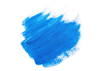 abstract acrylic watercolor paint brush stroke texture isolated on white background for logo and...