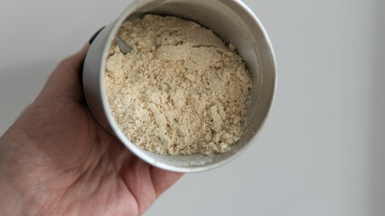 cultivation of exotic cultures of mushrooms. hericium erinaceus