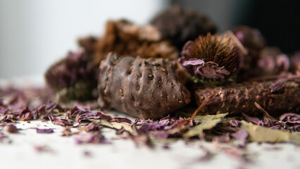 medicinal mixes from herbs, roots and flowers. Traditional medicine for a healthy life