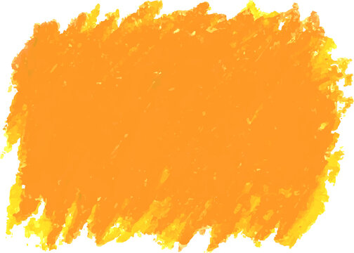 orange crayon stroke on white background clip art preview
