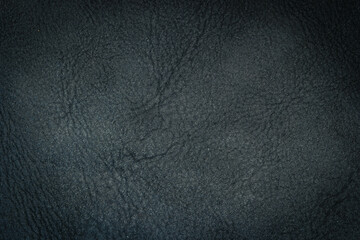 Closeup detail of dark leather texture background.